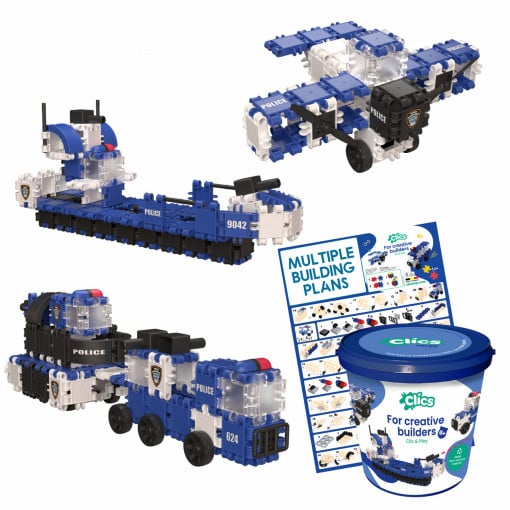 Set Clics de construit vehicule de politie 8 in 1 [3]