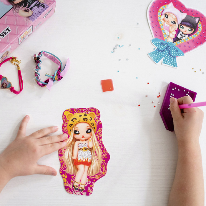 Set creativ 2 in 1, Bratari si tablouri cu diamante Na!Na!Na! Surprise [7]
