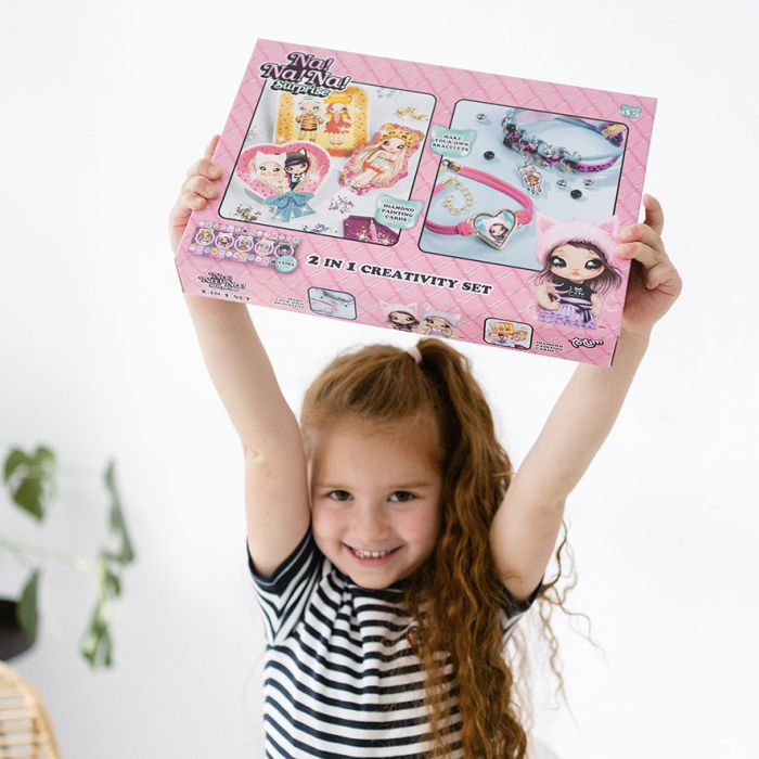 Set creativ 2 in 1, Bratari si tablouri cu diamante Na!Na!Na! Surprise [5]