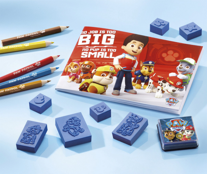 Set creativ 2 in 1, Set stampile si margele de calcat Paw Patrol, Patrula Catelusilor [2]