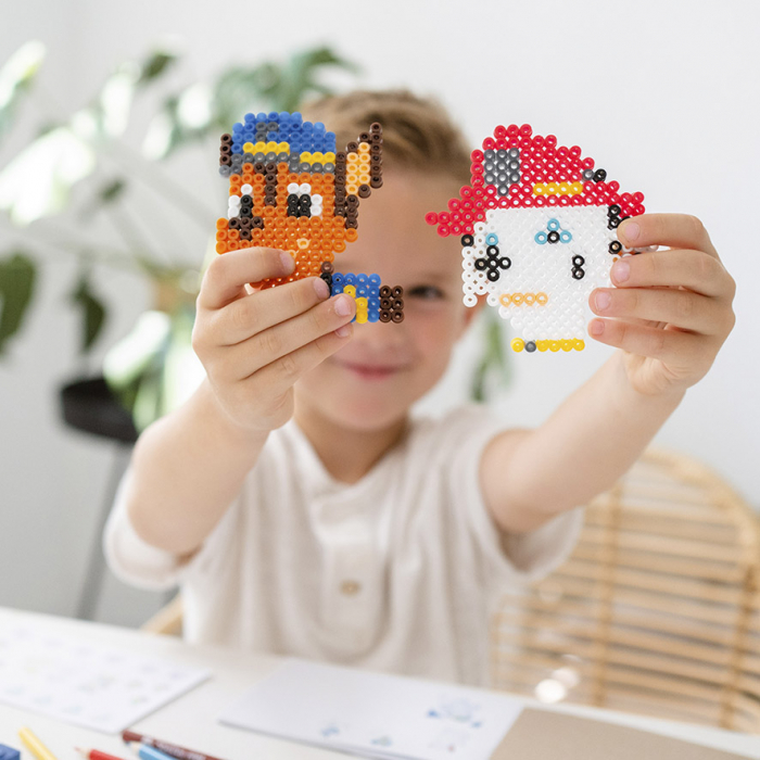 Set creativ 3 in 1, Decoreaza cu margele, modeleaza cu ipsos si picteaza cu pixeli [2]