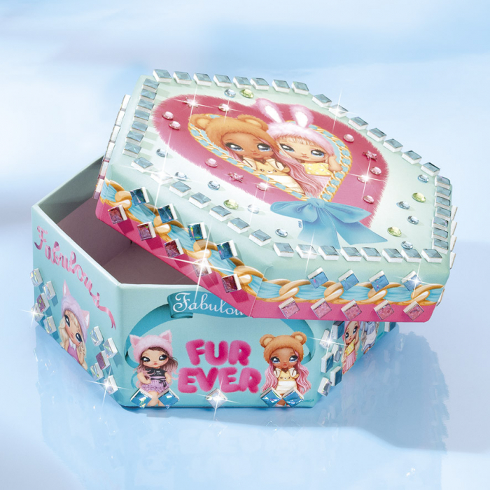 Set creativ 3 in 1, Tablouri cu diamante, Cutie de bijuterii si set de bijuterii Na!Na!Na! Surprise [7]