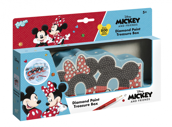 Set creativ Cufarul cu comori, diamond paint, Mickey si prietenii [1]