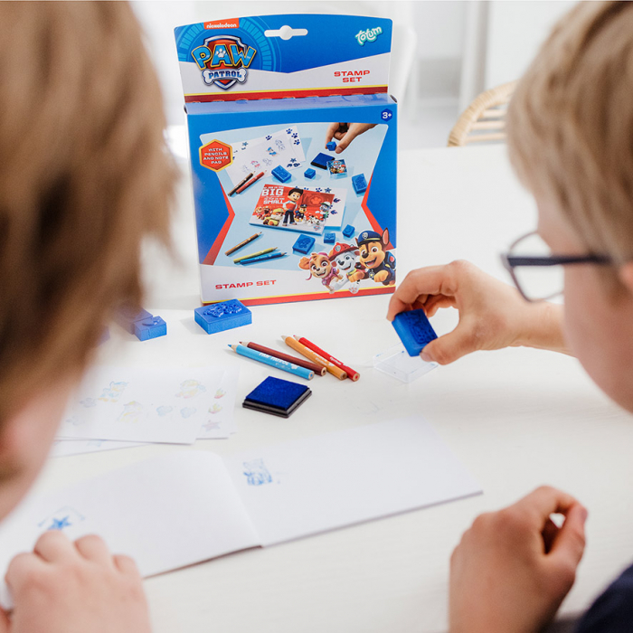 Set creativ de desenat cu stampile Paw Patrol, Paturala Catelusilor [4]