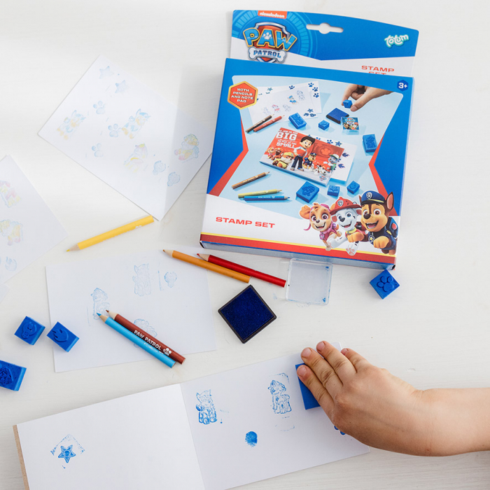 Set creativ de desenat cu stampile Paw Patrol, Paturala Catelusilor [5]