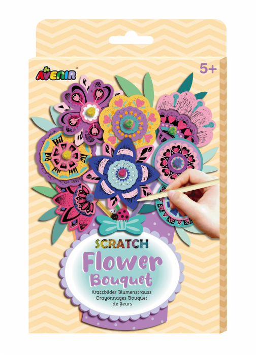 Set creativ de razuit Buchet - Flori [1]