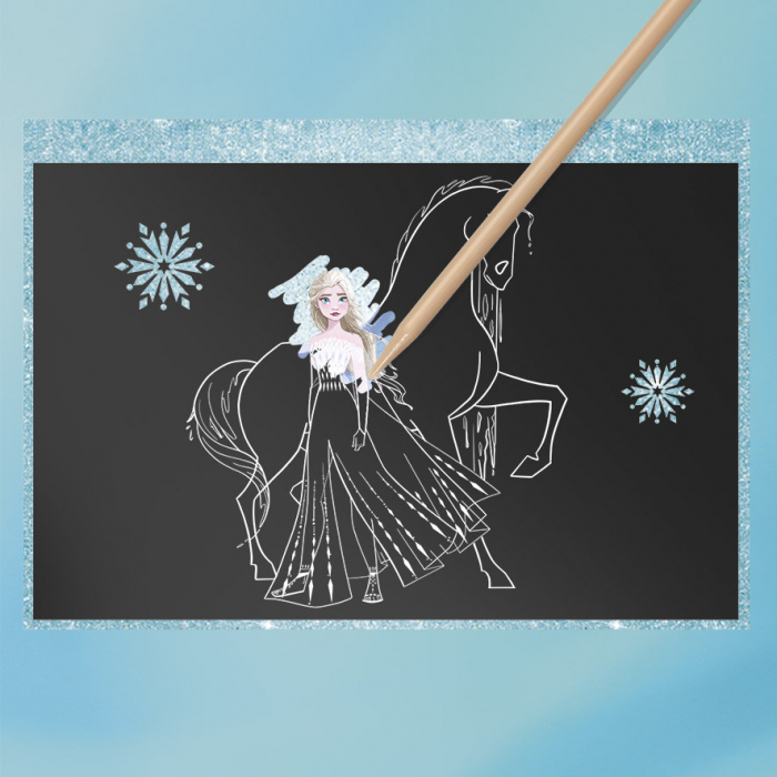 Set creativ de razuit si colorat Disney Frozen [7]