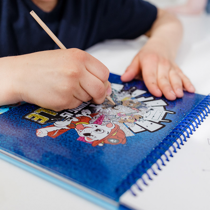 Set creativ de razuit si colorat Paw Patrol, Patrula Catelusilor [4]