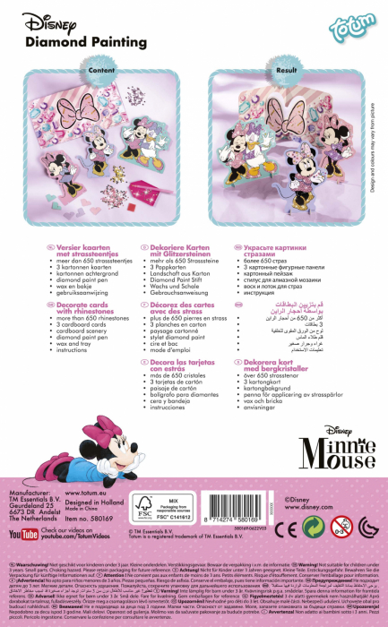 Set creativ diamond painting Disney Minnie Mouse [8]