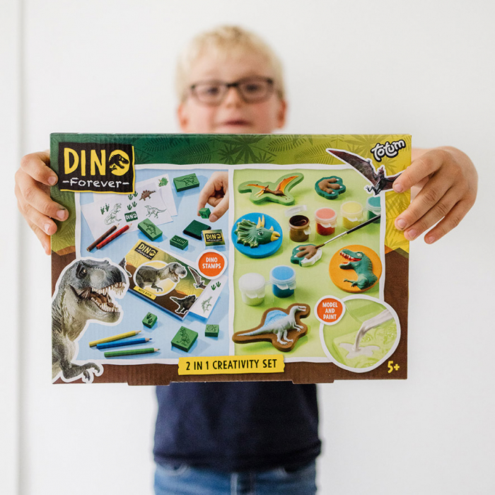 Set creativ DIY 2 in 1 Dinozauri [4]