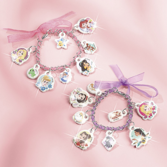 Set creativ DIY Bratari cu pandantive moi 2D cu slipici, Disney Princess [4]
