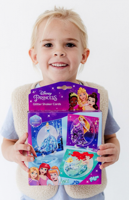 Set creativ DIY, felicitari cu slipici Disney Princess [6]
