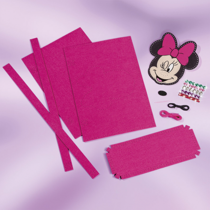 Set creativ DIY Geanta de umar din fetru Disney Minnie Mouse [4]