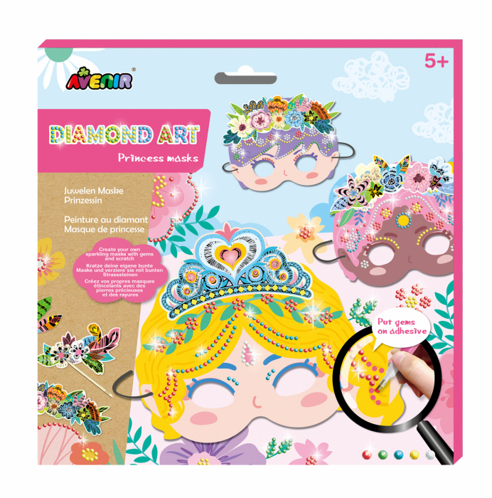Set creativ DIY - Măști cu diamante - Printesa [1]
