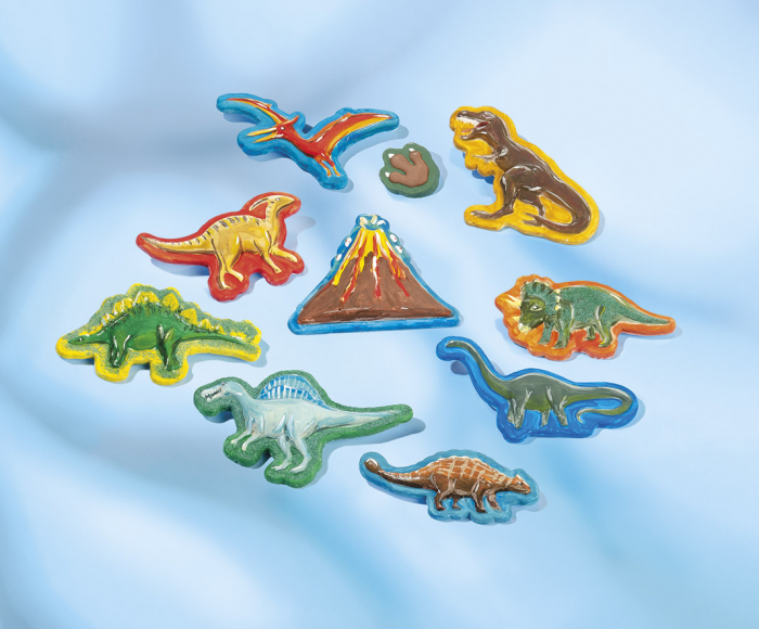 Set creativ DIY Modeleaza si picteaza dinozauri [7]