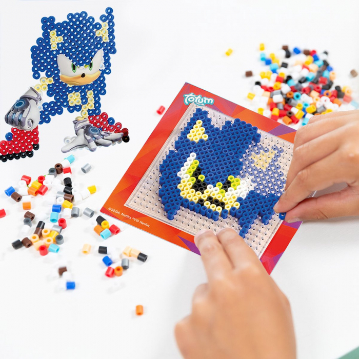 Set creativ DIY Tablouri cu margele de calcat, Sonic Prime [5]