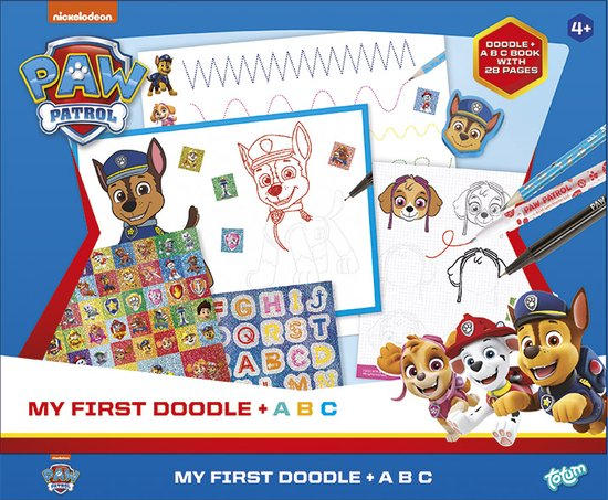 Set creativ Paw Patrol, Deseneaza si invata literele cu Patrula Catelusilor [2]