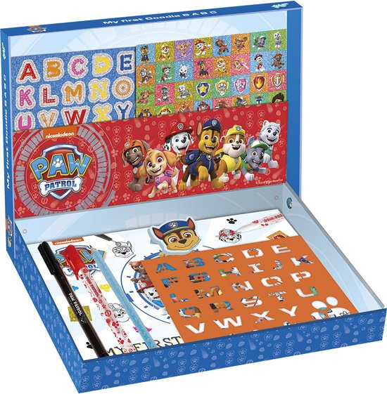 Set creativ Paw Patrol, Deseneaza si invata literele cu Patrula Catelusilor [5]