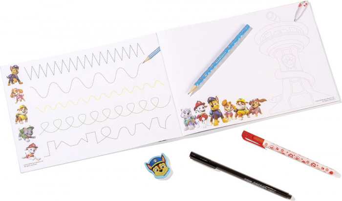 Set creativ Paw Patrol, Deseneaza si invata literele cu Patrula Catelusilor [4]