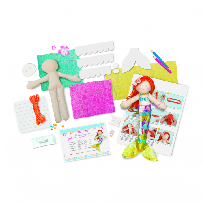 Set creativ Realizeaza propria papusa - Sirena [2]