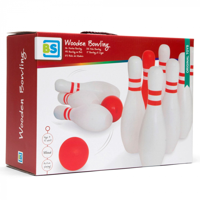 Set de bowling din lemn [5]