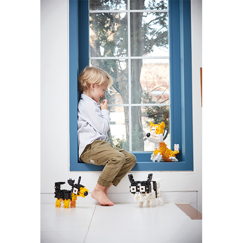 Set de construit Clicformers- Catei prietenosi, 74 piese [2]