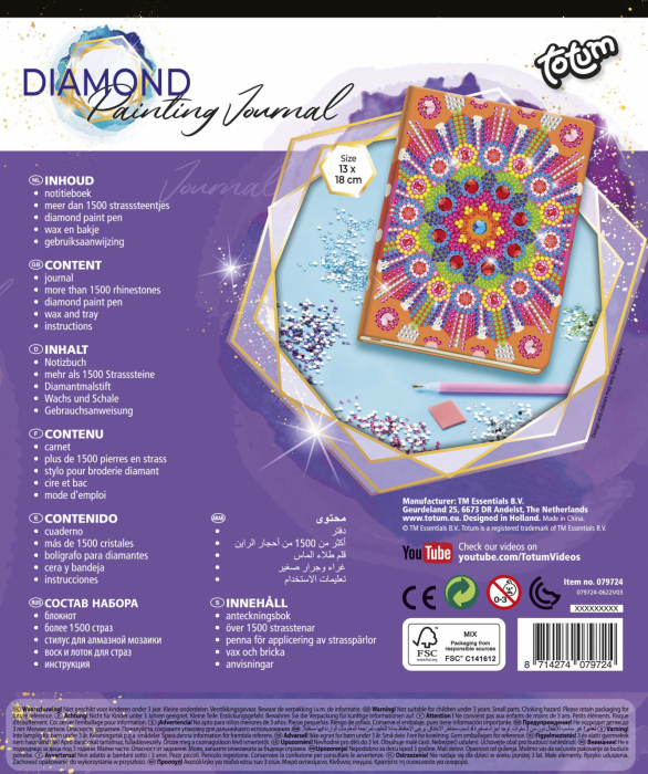 Set DIY Jurnalul meu mandala cu diamante [6]