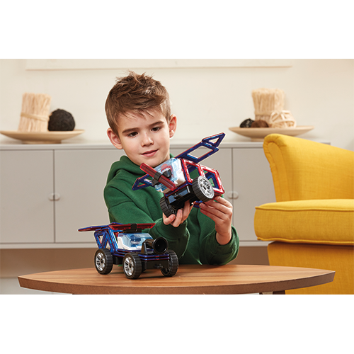 Set magnetic de construit- Magformers, masini de interventie [2]