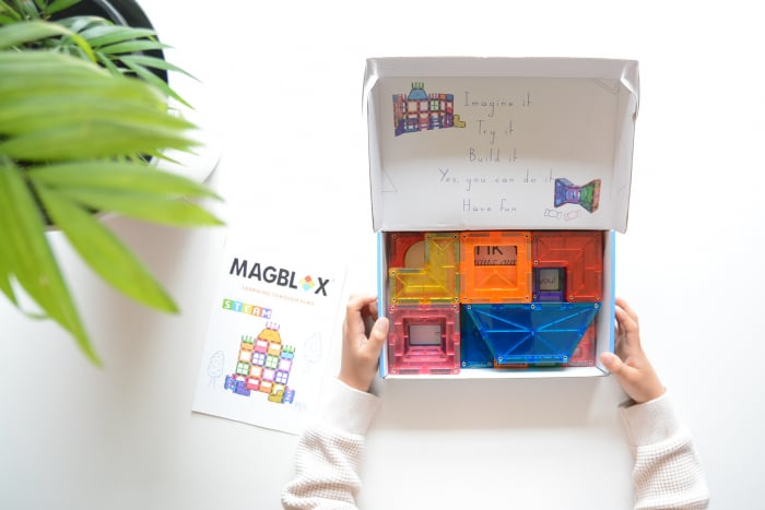 Set magnetic Magblox - 36 piese magnetice accesorii pentru constructie [5]