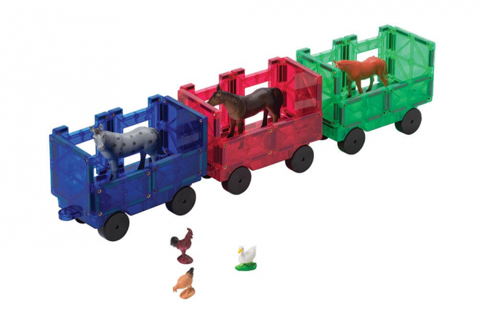 Set Playmags 20 piese magnetice - tren [4]