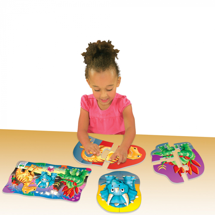 Set Primele Mele 4 Puzzle-Uri Dinozauri [4]