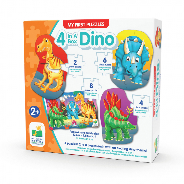 Set Primele Mele 4 Puzzle-Uri Dinozauri [1]