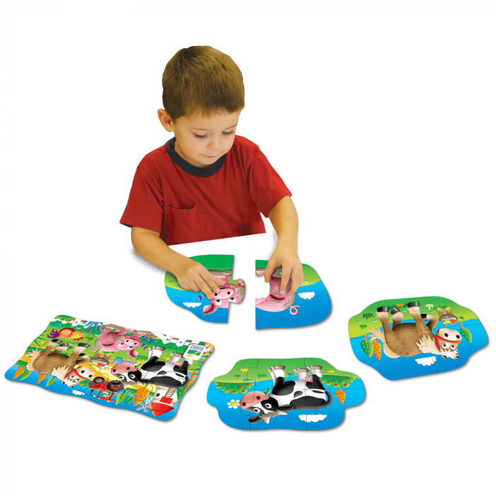 Set Primele Mele 4 Puzzle-Uri Ferma [3]