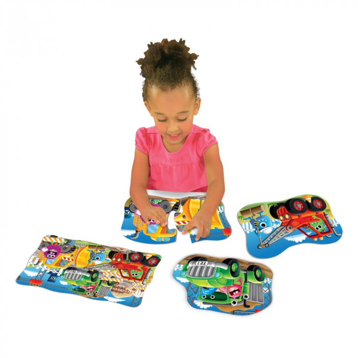 Set Primele Mele 4 Puzzle-Uri Monster Truck [3]