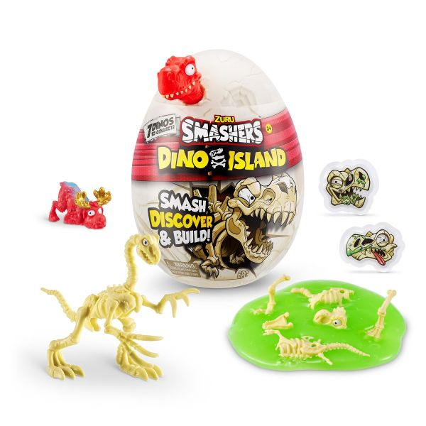 Smashers - Mini Ou surpriza cu 6 accesorii, Dino Island [5]