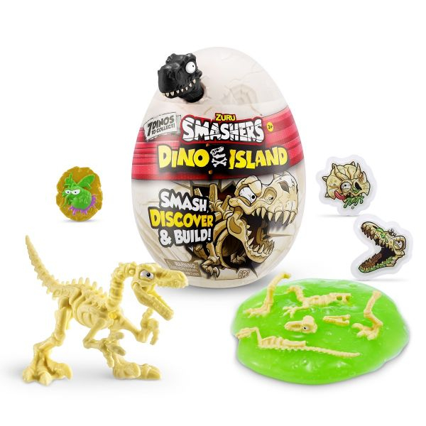Smashers - Mini Ou surpriza cu 6 accesorii, Dino Island [6]