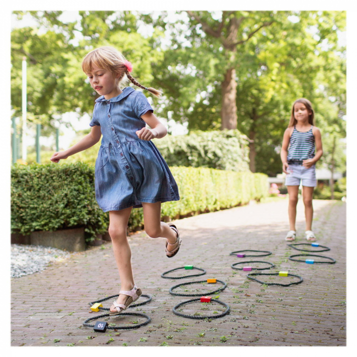 Sotron din sfoara Hoops cu 10 inele, BS Toys [3]