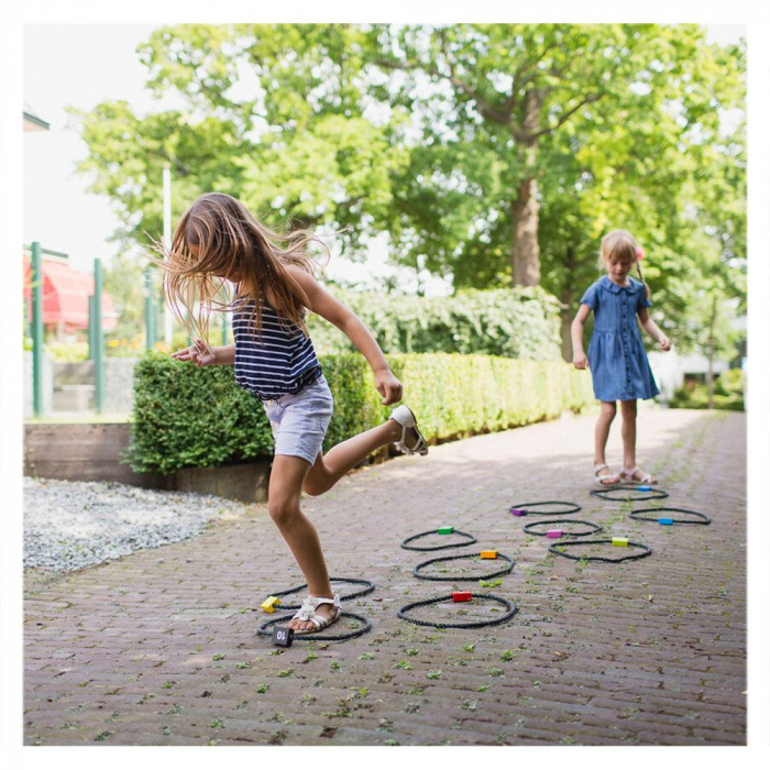 Sotron din sfoara Hoops cu 10 inele, BS Toys [4]