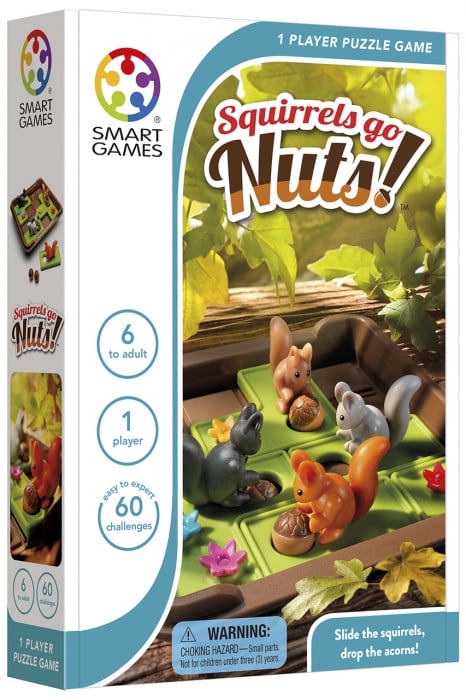 SQUIRRELS GO NUTS, joc de logica Smart Games [1]