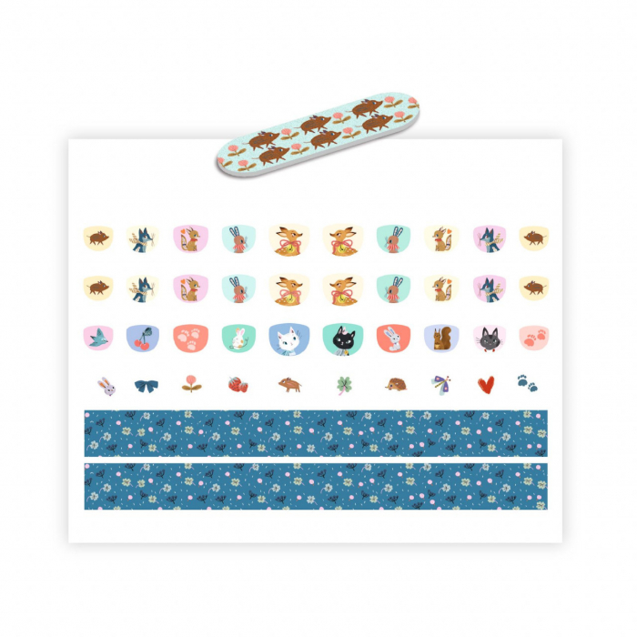 Stickere pentru unghii model animalute, Djeco [2]