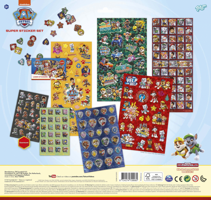 Super set abtibilduri Paw Patrol, Patrula Catelusilor [2]