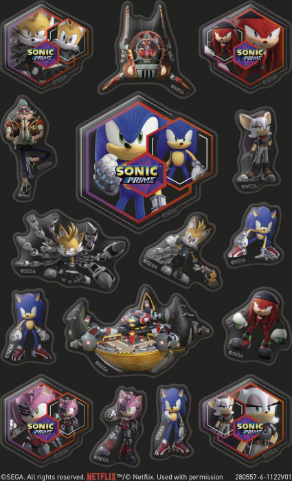 Super set abtibilduri Sonic Prime [3]