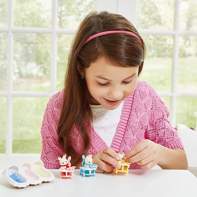 Sylvanian Families-Set De Ingrijire A Iepurasilor Tripleti [2]
