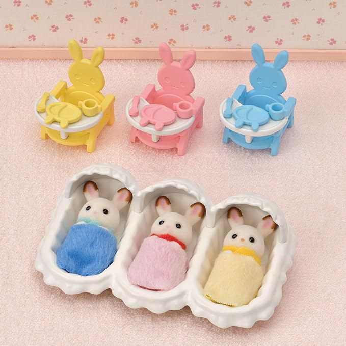 Sylvanian Families-Set De Ingrijire A Iepurasilor Tripleti [5]