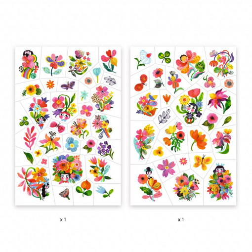 Tatuaje Djeco Flori colorate [4]