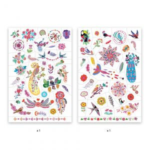 Tatuaje Djeco Pasari multicolore [2]