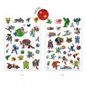 Tatuaje Djeco Supereroi [2]