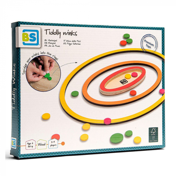 Tiddly Winks, joc tintar din lemn [5]