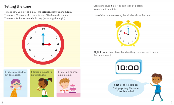 Usborne Book and Jigsaw Telling the Time Set Puzzle si Carte [5]