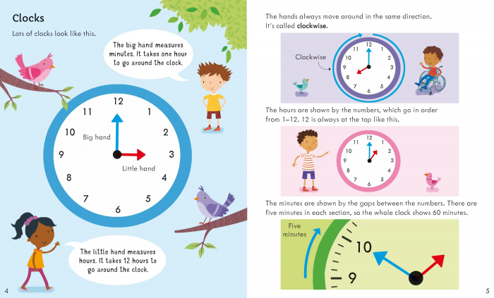 Usborne Book and Jigsaw Telling the Time Set Puzzle si Carte [6]